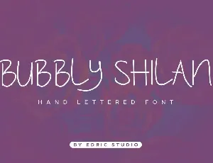 Bubbly Shilan Demo font