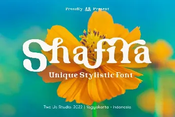 Shafira font