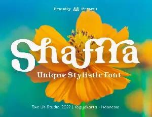 Shafira font