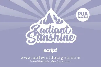 Radiant Sunshine font