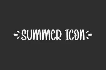 Summer Icon font