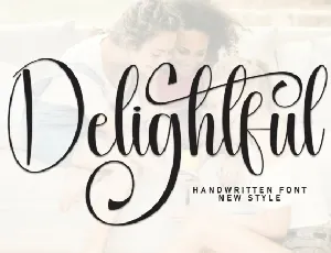 Delightful Calligraphy font