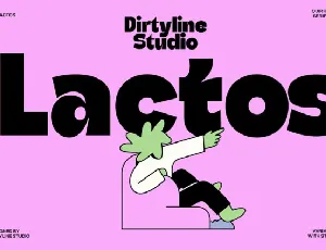 Dx Lactos font