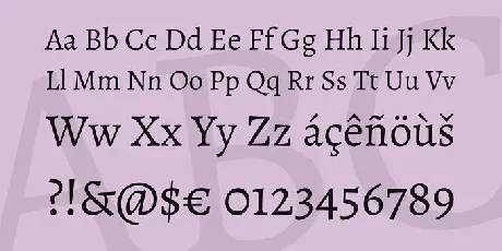 Alegreya Serif Family font