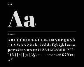 Abril Fatface Serif font