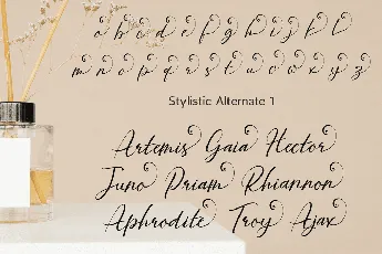 Majestic Wisteria Free font