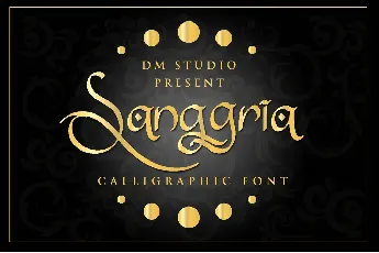 Sanggria font