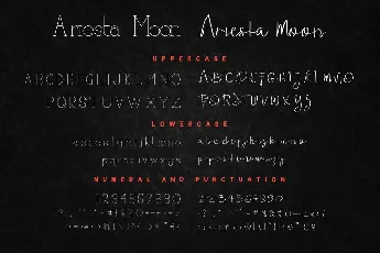 Ariesta Moon Demo font