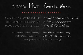 Ariesta Moon Demo font