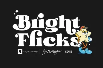 Bright Flicks font