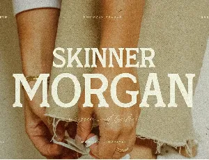 Skinner Morgan font