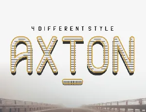 AXTON Typeface font