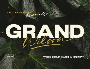 Grand Wilson font