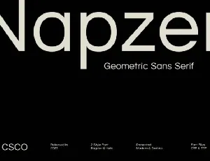 Napzer font