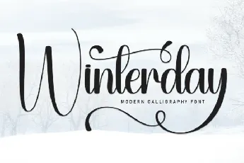 Winterday Script font