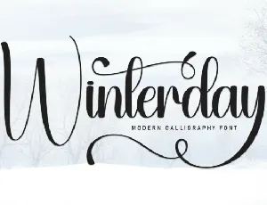 Winterday Script font