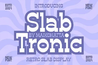 Slab Tronic font