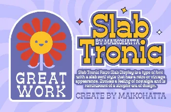 Slab Tronic font