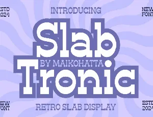 Slab Tronic font