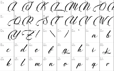 Harytian Calligraphy font