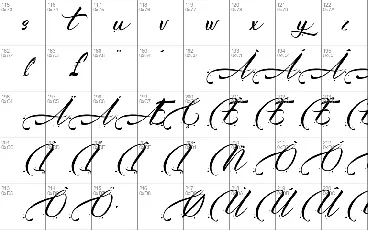 Harytian Calligraphy font