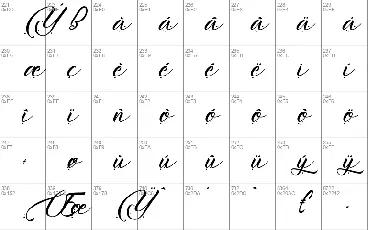 Harytian Calligraphy font