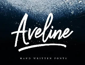 Aveline Script Free font