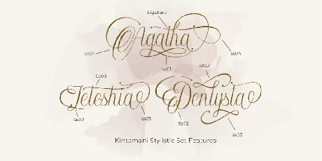 Kintamani Script Free font