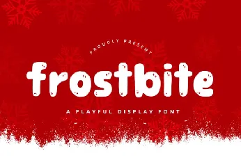 Frostbite Display font