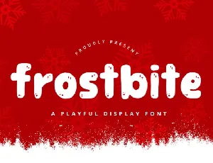 Frostbite Display font