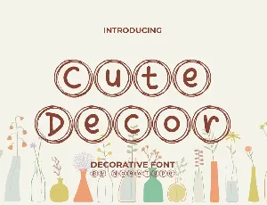 Cute Decor Demo font