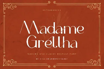 Madame Grettha Demo font