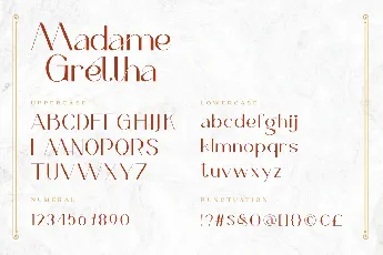 Madame Grettha Demo font