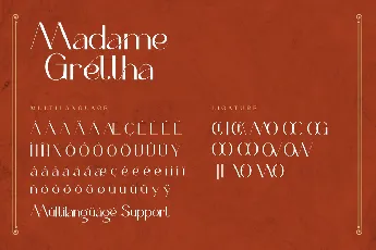 Madame Grettha Demo font