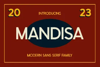 MANDISA font