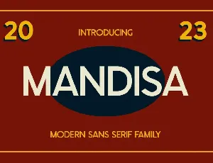 MANDISA font