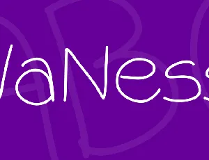 VaNess font