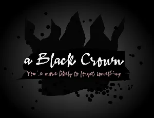 ABlackCrown font