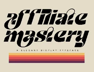 Affiliate Mastery font