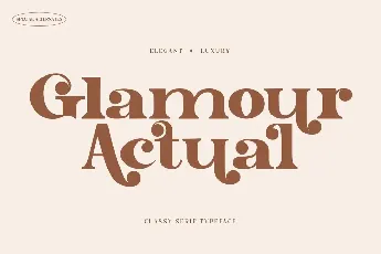 Glamour Actual font