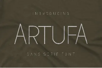 Artufa font