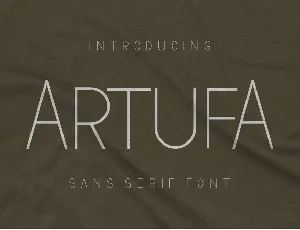 Artufa font