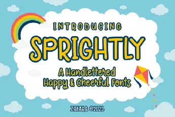 Sprightly Display font