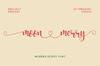 Moon Merry font