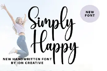 Simply Happy Script font