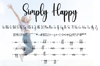 Simply Happy Script font