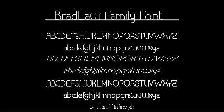 BrandLaw font