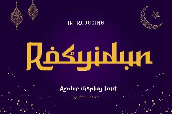 Rosyidun personaluse font