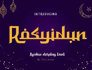 Rosyidun personaluse font