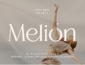 Melion font